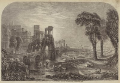 De baden van Caligula door Joseph Mallord William Turner